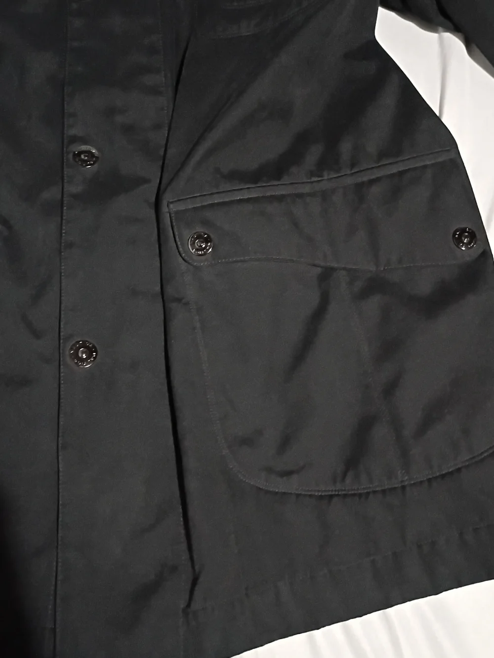 Vintage Nautica Sportswear Black Lightweight  Jacket with Snap Pockets